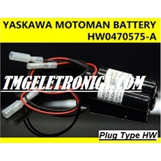 HW0470475-A - Bateria YASKAWA MOTOMAN Robotics Battery for industrial robots, Batteries Lithium Back-up - PLC, CNC, IHM, Machines - HW0470475-A - Batt. TIPO Yaskawa Motoman Robots / SIMILAR(made in china)